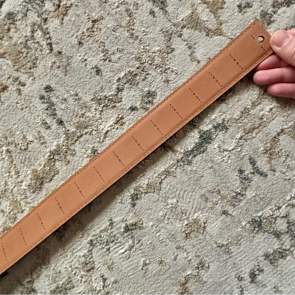 Nexbelt brown crocodile leather no hole ratchet belt, no buckle, 32-46 - Picture 5 of 9